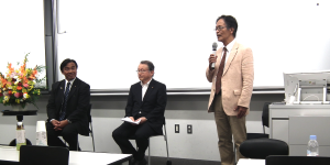 日本語議連の中川会長代行、馳事務局長の立法者の立場で日本語教育基本法の踏み込んだ議論　日本言語政策学会のシンポで